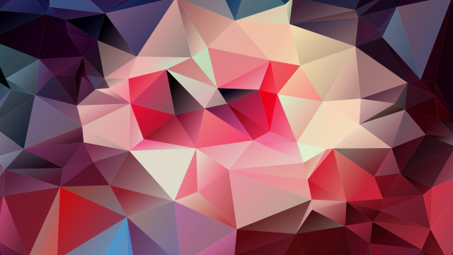 Colorful abstract triangles red center free wallpaper - medium preview image