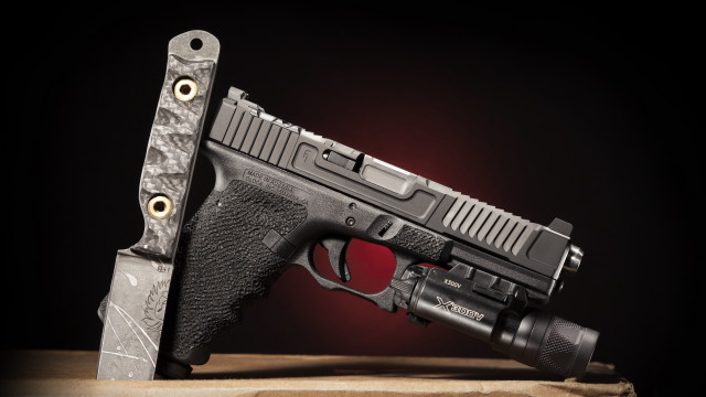 Gun laser table knife paper free wallpaper - medium preview image