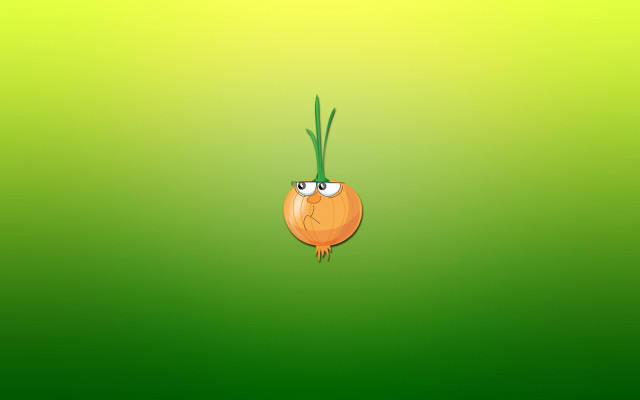 Cartoon onion sad face green #2 free wallpaper - medium preview image