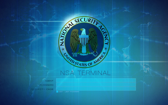 Nsa logo blue background grid free wallpaper - medium preview image