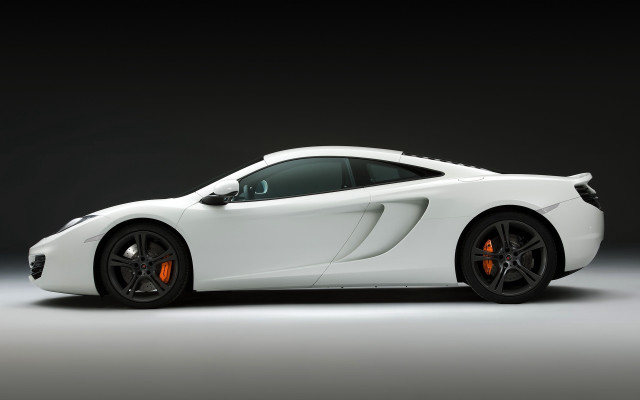 White sports car studio black #2 free wallpaper - medium preview image