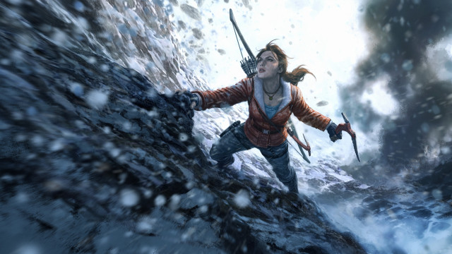 Woman mountain snow sword ada free wallpaper - medium preview image