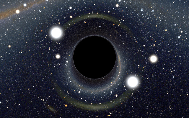 Black hole galaxy stars aya free wallpaper - medium preview image