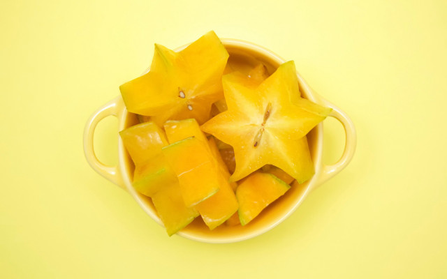 Bowl of fruit star yellow free wallpaper - medium preview image