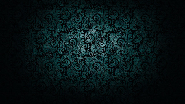 Dark green gothic floral rose free wallpaper - medium preview image