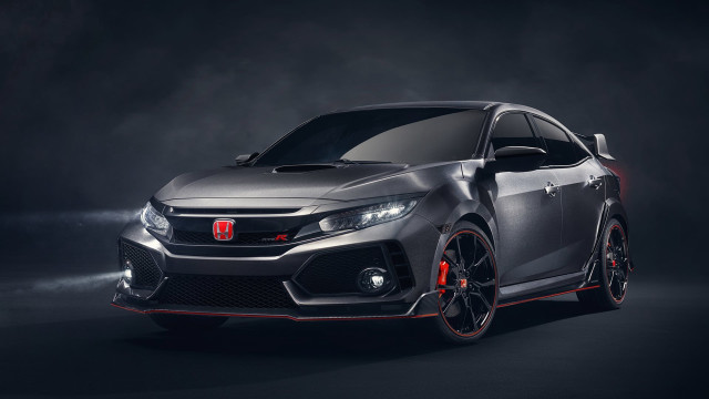 Grey honda civic red accents free wallpaper - medium preview image