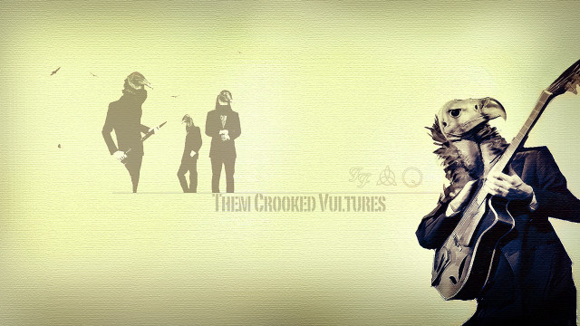 Man beard guitar coat shadow free wallpaper - medium preview image
