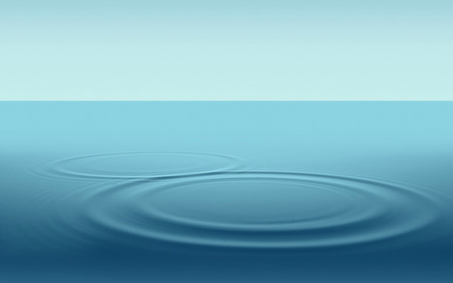 Blue water ripples sky minimalism free wallpaper - medium preview image