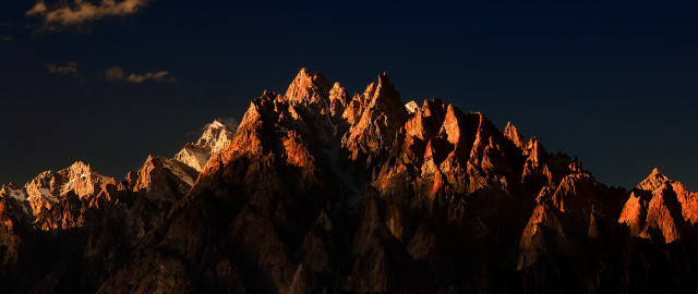 Mountain range clouds dawn autumn free wallpaper - medium preview image