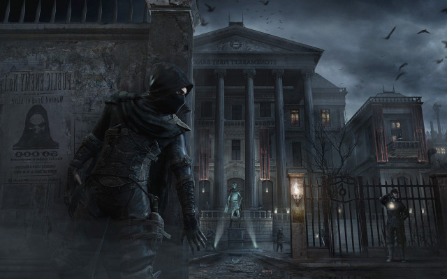 Man black outfit clock tower free wallpaper - medium preview image