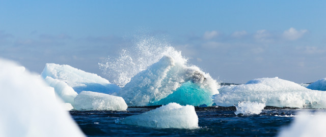Large iceberg ocean iceberg sky free wallpaper - medium preview image