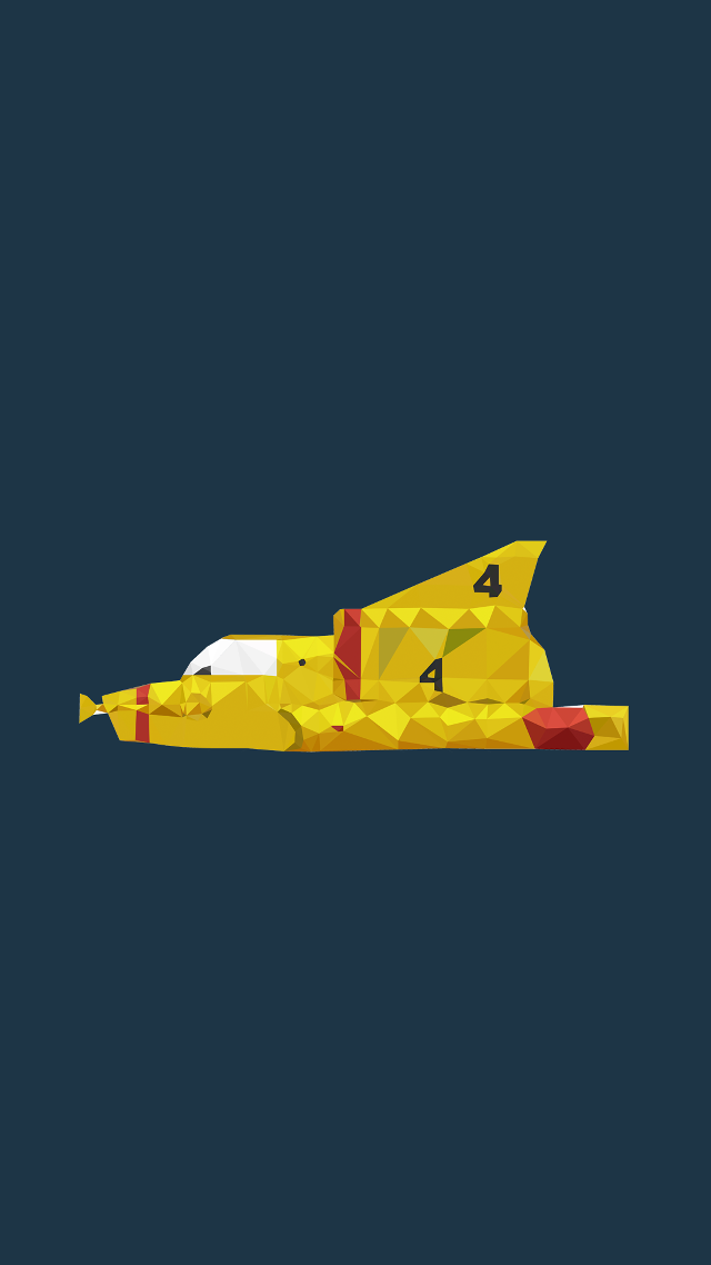 Yellow submarine floating air number free wallpaper - medium preview image