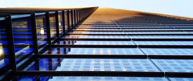 Tall building windows reflection deconstructivism free wallpaper - medium preview image