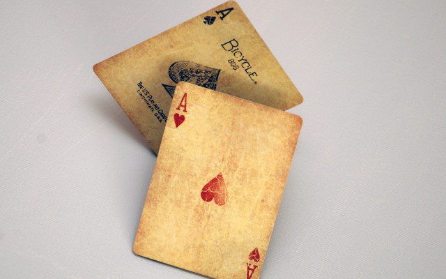 Cards ace red heart table free wallpaper - medium preview image