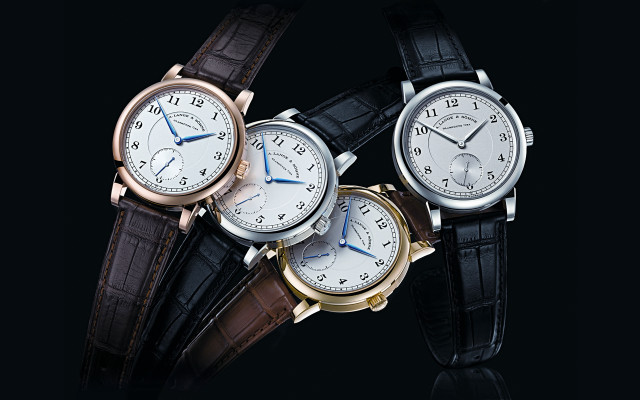 Three watches black background engraved free wallpaper - medium preview image