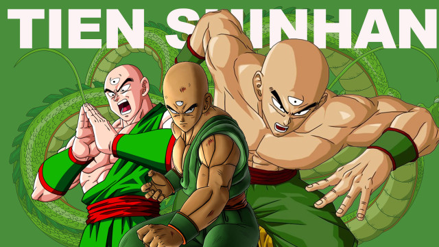 Cartoon two men fighting tenshinhan free wallpaper - medium preview image