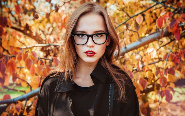 Anka zhuravleva autumn fire bokeh free wallpaper - medium preview image