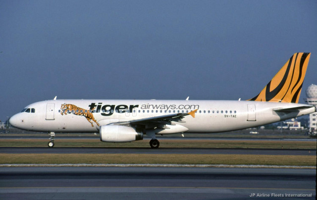 Tiger airways plane runway airport free wallpaper - medium preview image