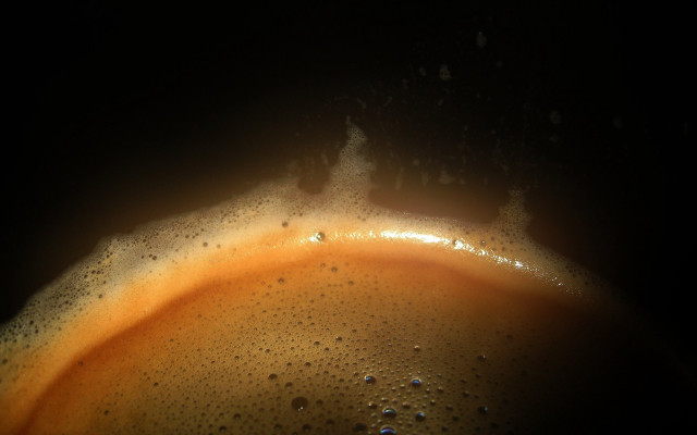 Liquid reflection glass microscopic sunset free wallpaper - medium preview image