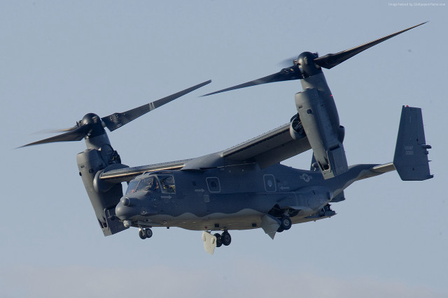 Military plane flying sky propellers free wallpaper - medium preview image