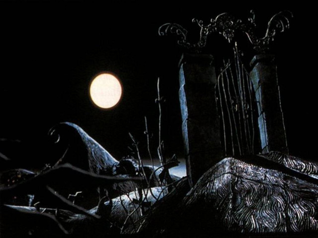 Full moon night gothic matte free wallpaper - medium preview image