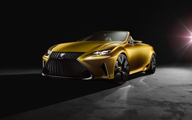 Yellow car dark room light free wallpaper - medium preview image