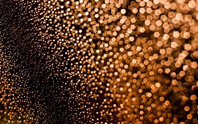 Rainy window bokeh fireworks fence free wallpaper - medium preview image