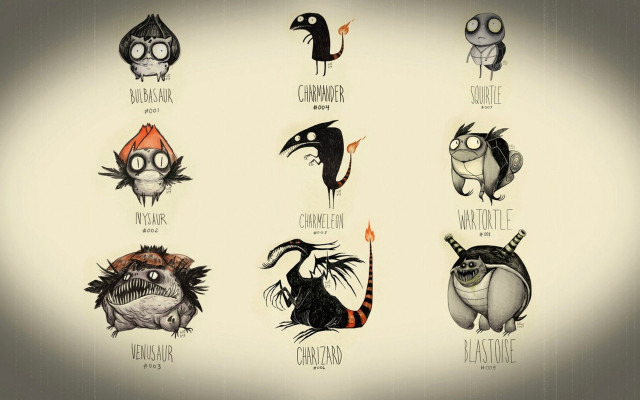 Cartoon characters expressions names series free wallpaper - medium preview image