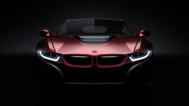 Red car black background panfuturism #2 free wallpaper - medium preview image