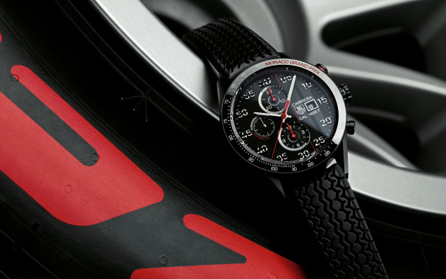 Watch tire red black band free wallpaper - medium preview image