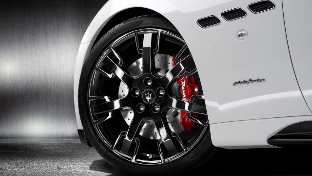 White car black wheels red free wallpaper - medium preview image