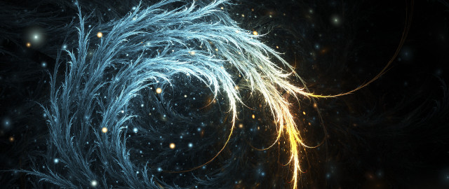 Spiral light sparks space black free wallpaper - medium preview image