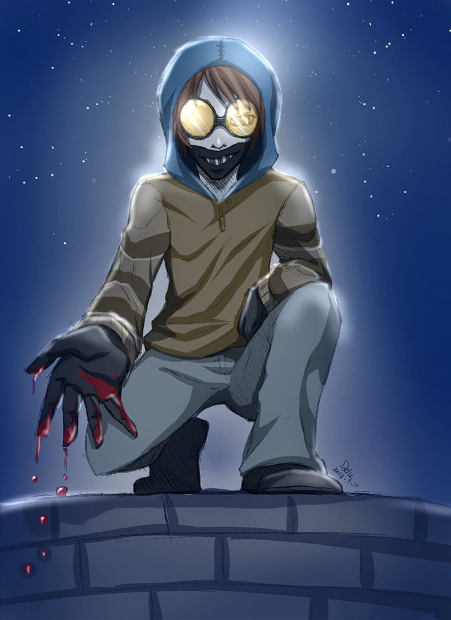 Person sitting ledged bloody hand free wallpaper - medium preview image