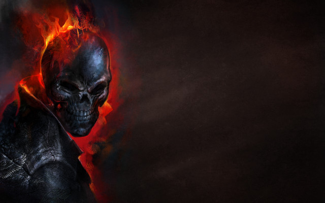 Demonic flame man gothic armor free wallpaper - medium preview image