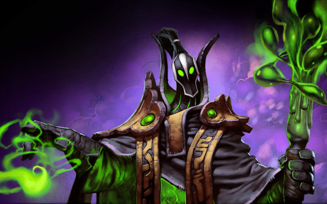Green black armor bluefire glowing free wallpaper - medium preview image