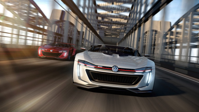 City street cars bridge skyscrapers free wallpaper - medium preview image