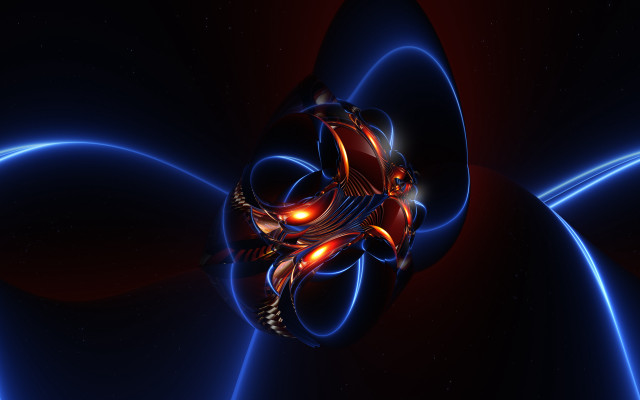 Red blue astronaut planet moon free wallpaper - medium preview image