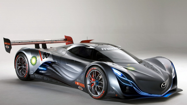 Futuristic car long tail long free wallpaper - medium preview image