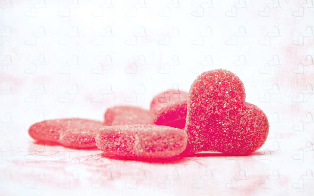 Heart candy pink sugar music free wallpaper - medium preview image