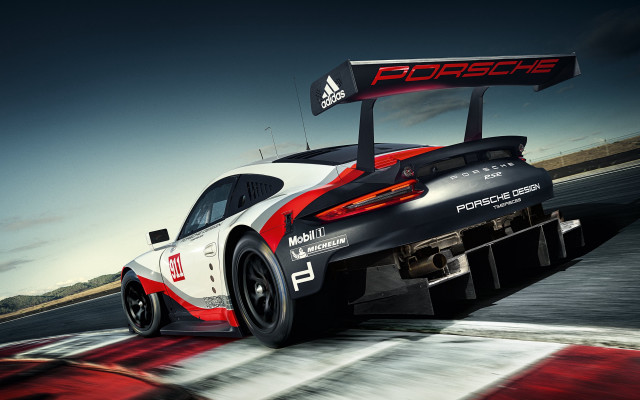Car race track red white #2 free wallpaper - medium preview image
