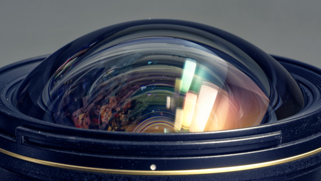Camera lens gold stripe anamorphic free wallpaper - medium preview image