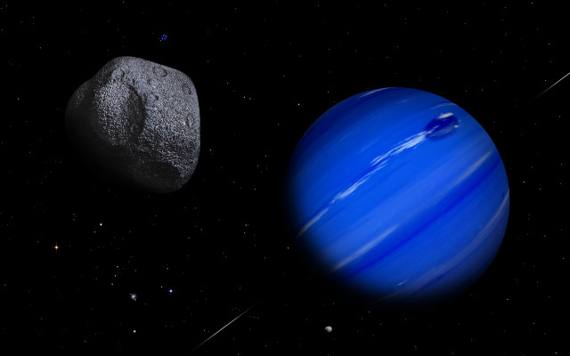 Blue planet rock stars space free wallpaper - medium preview image