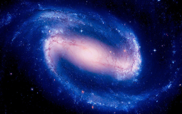 Large blue spiral sky stars free wallpaper - medium preview image