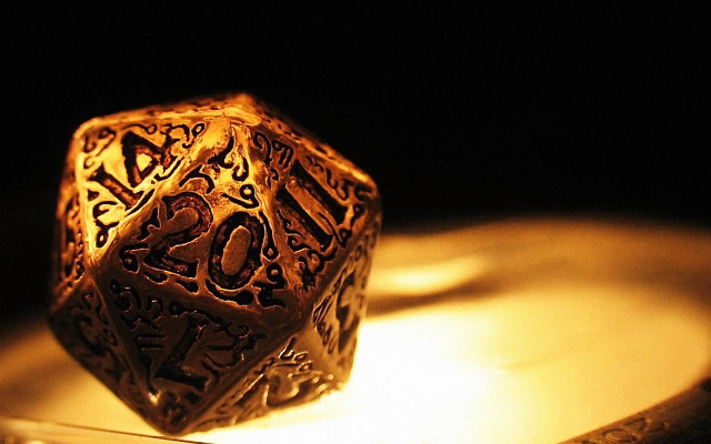 Golden dice table candleholder mirror free wallpaper - medium preview image