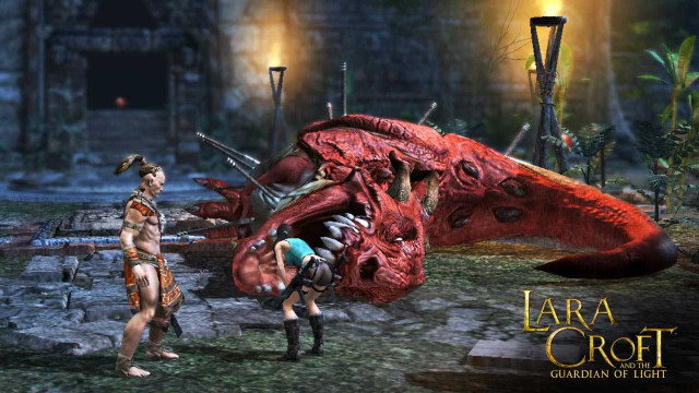 Couple people red dragon cave free wallpaper - medium preview image