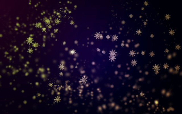Blurry snowflakes red light christmas free wallpaper - medium preview image