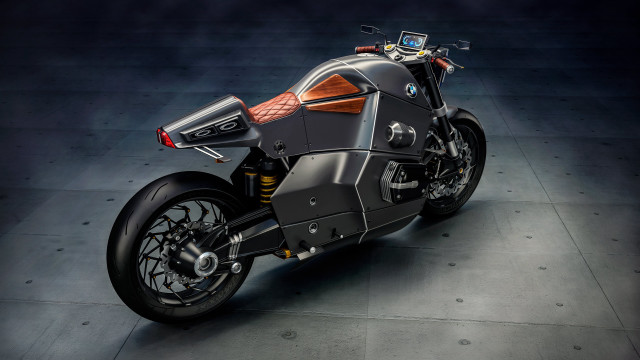 Motorcycle dark room black orange free wallpaper - medium preview image