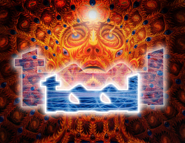 Face building fire painting background free wallpaper - medium preview image