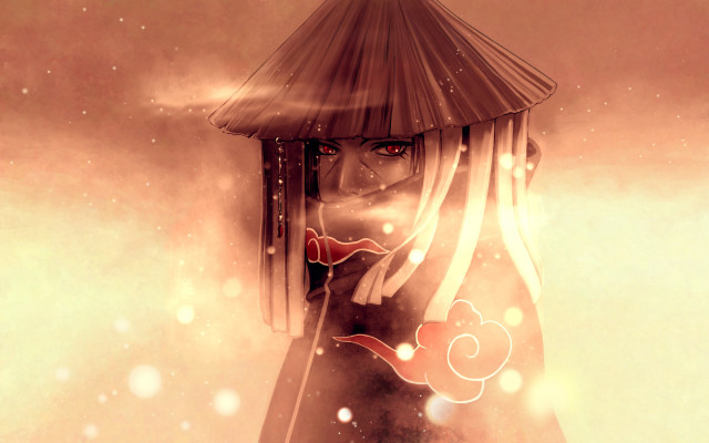 Woman hat heart snow glowing free wallpaper - medium preview image