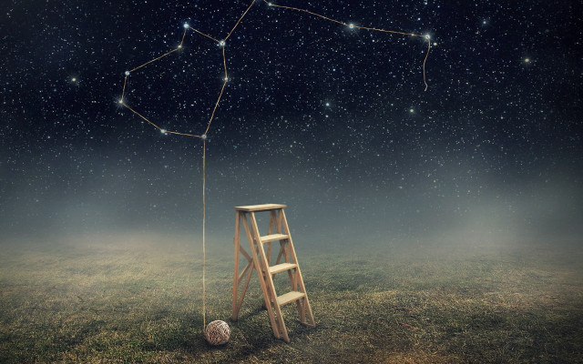 Ladder tied grass stars ball free wallpaper - medium preview image